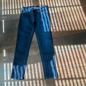 7 for All Mankind - slim cigarette jeans, dark wash, size 29